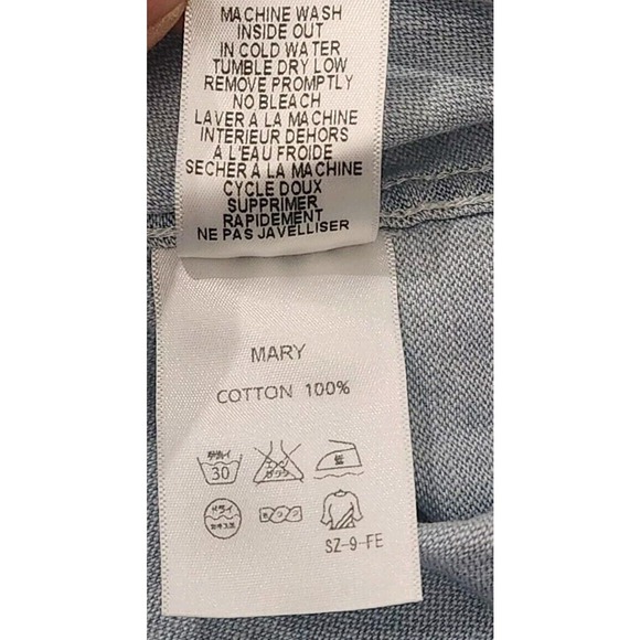 Frank & Eileen Light Blue famous denim Mary dress - Picture 4 of 7